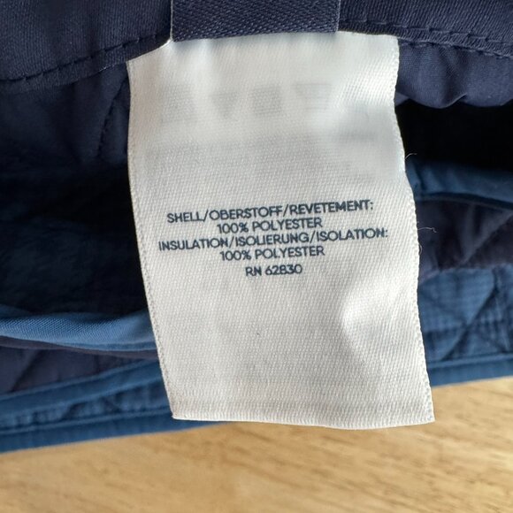 Lands' End Reversible Quilted Vest Womens 3X Blue Polyester Outdoor CJ-2175 - Picture 10 of 12